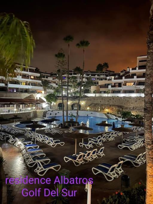 Maximar Apartment 8 Bed Places, Heated Swimmingpool Arona  Extérieur photo